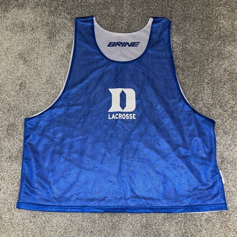 Retro old school Duke Blue Devils LAX Lacrosse practice jersey L/XL men’s
